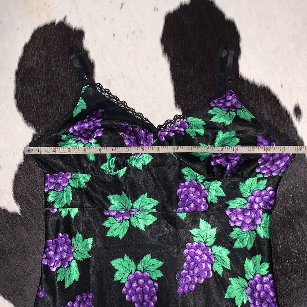Vintage 90βs Joe Boxer Grape π Satin Slip Dress - Picture 11 of 12